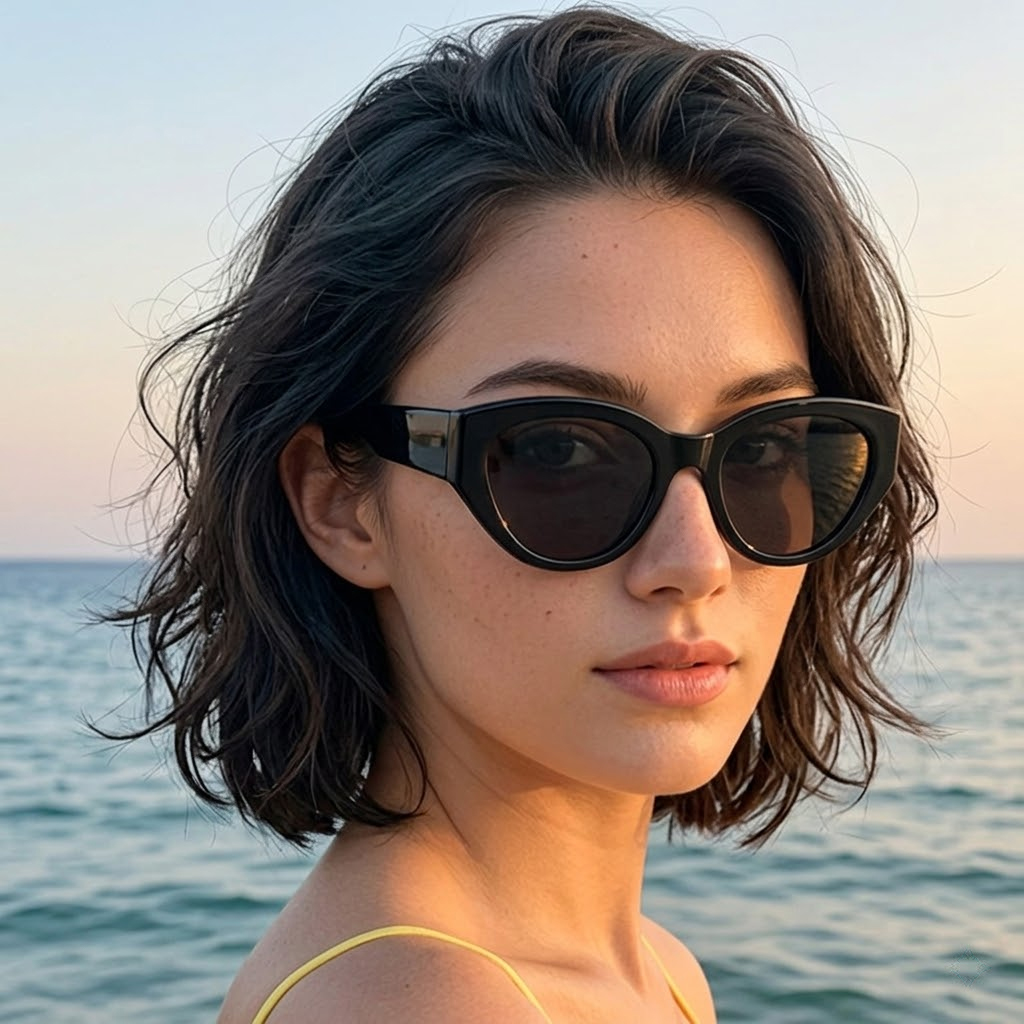 Sunglasses Cat Eye - 여성 남성 클래식 캣아이 편광 선글라스
