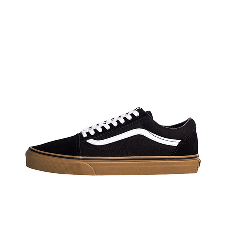 Vans Shoes Old Skool - 밴스 올드 스쿨 블랙 껌 가죽