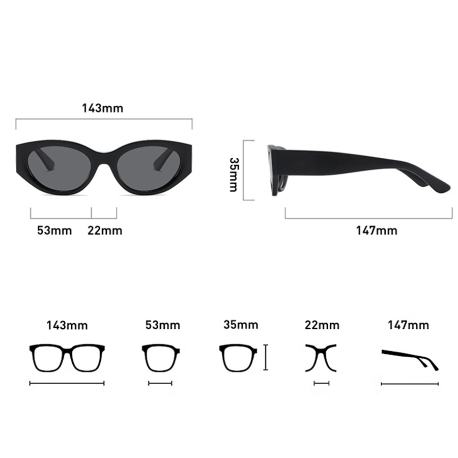 여성 남성 클래식 캣아이 편광 선글라스 고품질 프레임  - Sunglasses Cat Eye 리뷰 및 가격