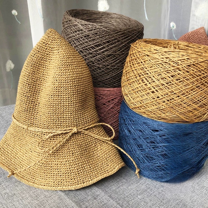 250g 초극세사 면 라피아 실, 손뜨개질, 코바늘질, - Crochet Bag Raffia 리뷰 및 가격