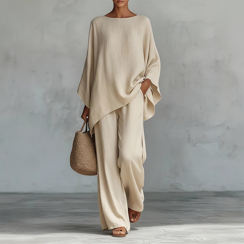 봄 신상 패션 린넨 루즈핏 긴팔 와이드 팬츠 투피스 세 - Linen Pant Wide 리뷰 및 가격